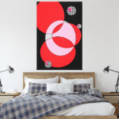 Encircled Alpha Canvas Afdruk (Insitu (Slaapkamer))