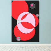 Encircled Alpha Canvas Afdruk (Insitu (Houten vloer))
