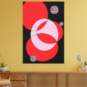 Encircled Alpha Canvas Afdruk (Insitu (Woonkamer))