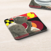 Encircled Hour of Delicacy Bier Onderzetter (Linkerzijde)