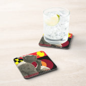 Encircled Hour of Delicacy Bier Onderzetter (Rechterzijde)