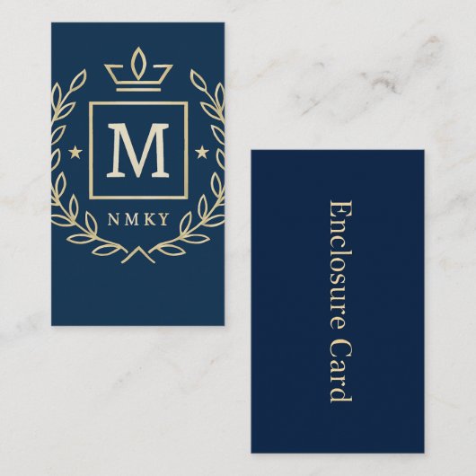 Enclosure Card Informatiekaartje (Voorkant / Achterkant)