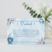 Enclosure Card Informatiekaartje (Staand voorkant)