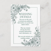 Enclosure Card Informatiekaartje (Voorkant)