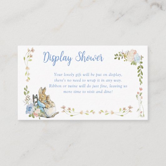 Enclosure Card Informatiekaartje (Voorkant)