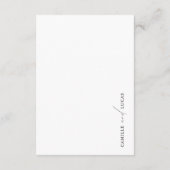 Enclosure Card Informatiekaartje (Achterkant)