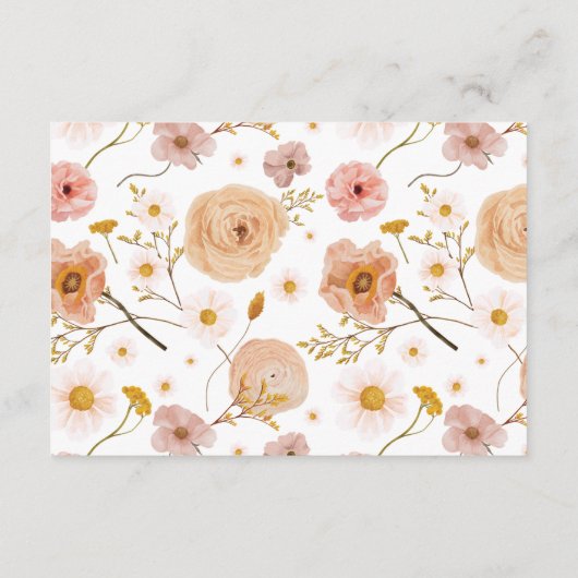 Enclosure Card Informatiekaartje (Achterkant)