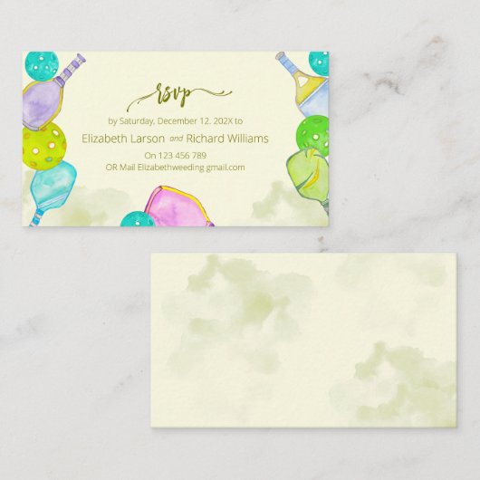 Enclosure Card Informatiekaartje (Voorkant / Achterkant)