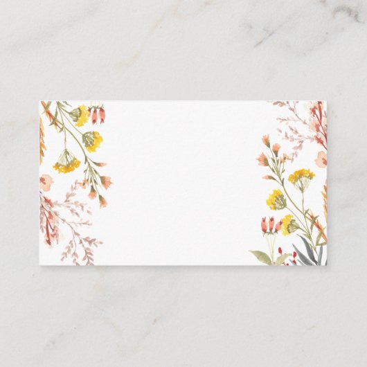 Enclosure Card Informatiekaartje (Achterkant)