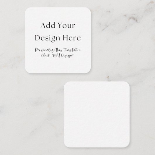 Enclosure Card Informatiekaartje (Voorkant / Achterkant)