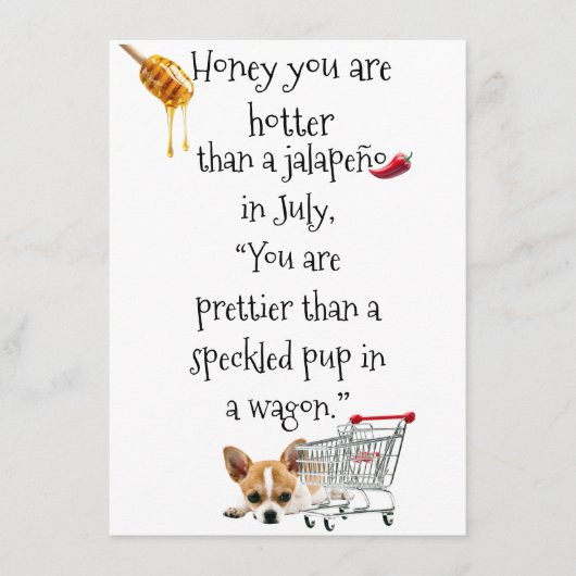 Enclosure Card Informatiekaartje (Voorkant)