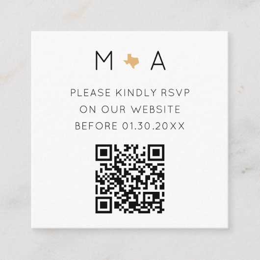 Enclosure Card Informatiekaartje (Voorkant)