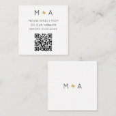 Enclosure Card Informatiekaartje (Voorkant / Achterkant)