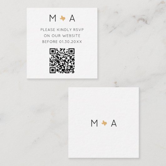 Enclosure Card Informatiekaartje (Voorkant / Achterkant)