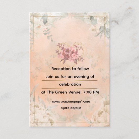 Enclosure Card Informatiekaartje (Voorkant)