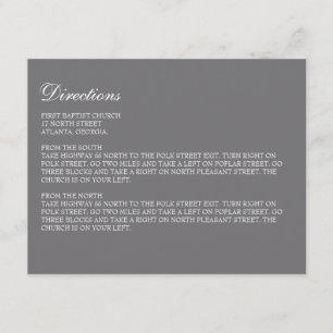 Enclosure Card // The Elegance Collectie Informatiekaartje