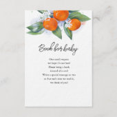 Enclosure Kaart BOEKEN VOOR BABY baby shower (Voorkant)