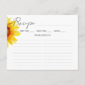 Enclosure Kaart Vrijgezellenfeest Recept. (Voorkant)