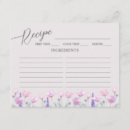 Enclosure Kaart Vrijgezellenfeest Recept.