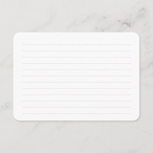 Enclosure Kaarten Advies voor een bruidsdouche. (Achterkant)