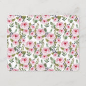 Enclosure Kaarten Advies voor een bruidsdouche. (Achterkant)