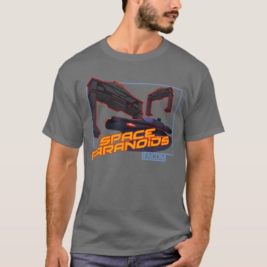ENCOM Space Paranoids spelcadeau T-shirt (Voorkant)