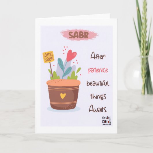 Encouragement - Islamic Colorful Kaart (Voorkant)