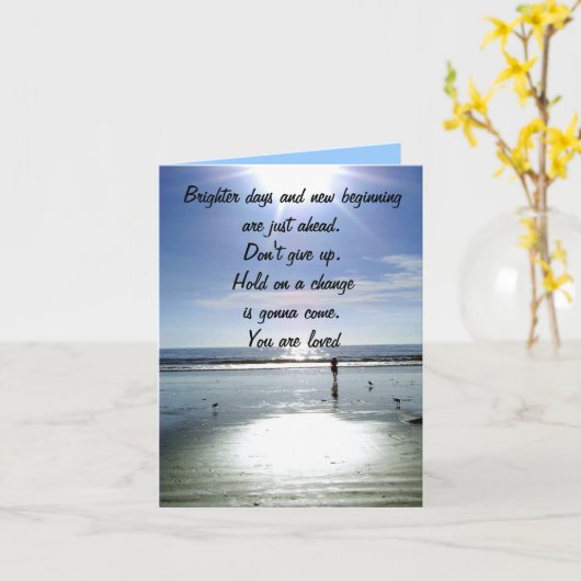 Encouragement_ Kaart (Gele Bloem)