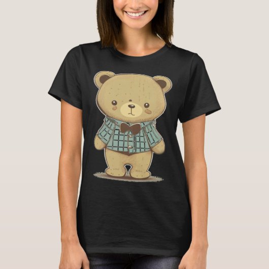 Encouraging Teddy Bear T-shirt (Voorkant)