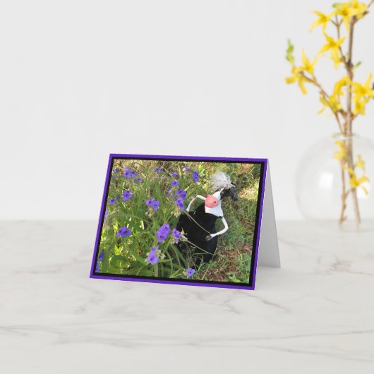 enCOWrages van Mootilda uw geloof Kaart (Gele Bloem)