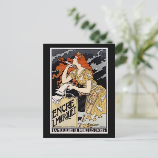 Encre L. Marquet, Eugène Grasset Briefkaart (Staand voorkant)