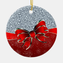 Encruonds Diamonds kijken naar Glitter Patter Keramisch Ornament