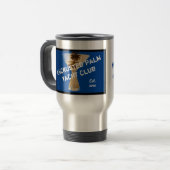 Encruste Palm Yacht Club Travel Mug Reisbeker (Voorkant links)