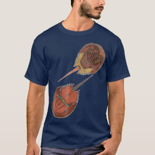 Encycloart Hoefijzer Crab Xiphosura T-shirt