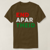 End Apartheid T-shirt (Design voorkant)
