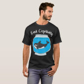 End Captivity Free The Orcas T-shirt (Voorkant volledig)