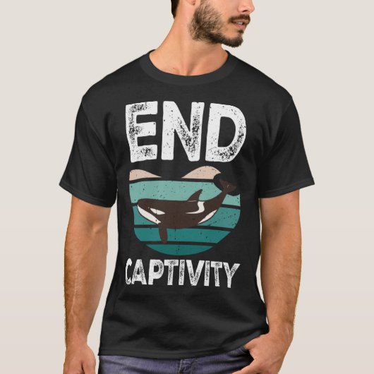 End Captivity Orka Zee Mamal Lover Pullover Hoodie (Voorkant)