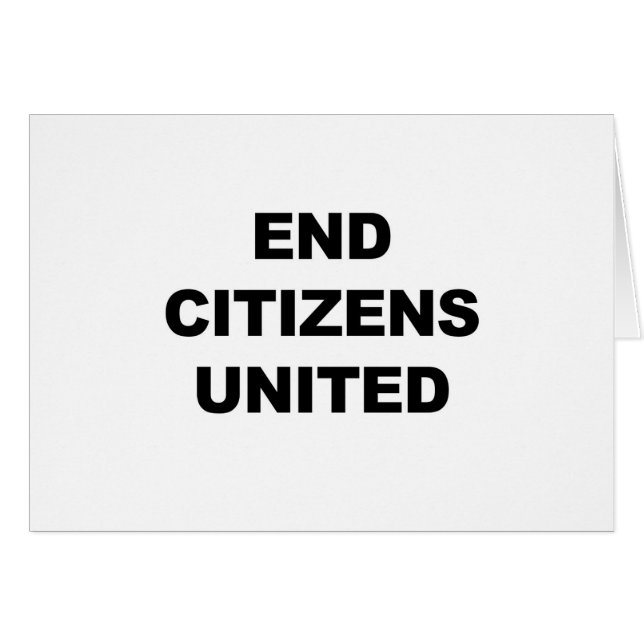 End Citizens United (Voorkant Horizontaal)