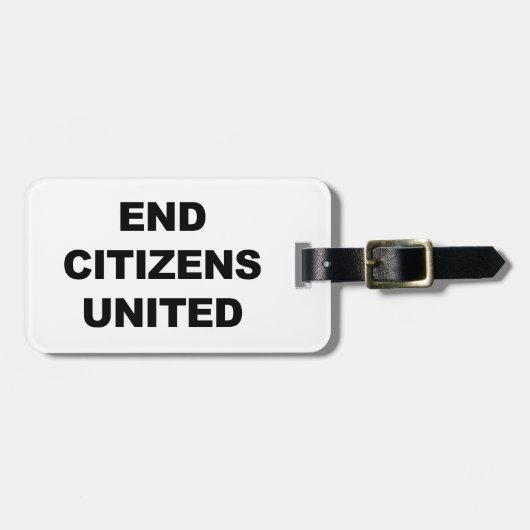 End Citizens United Bagagelabel (Voorkant horizontaal)