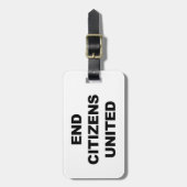 End Citizens United Bagagelabel (Voorkant verticaal)