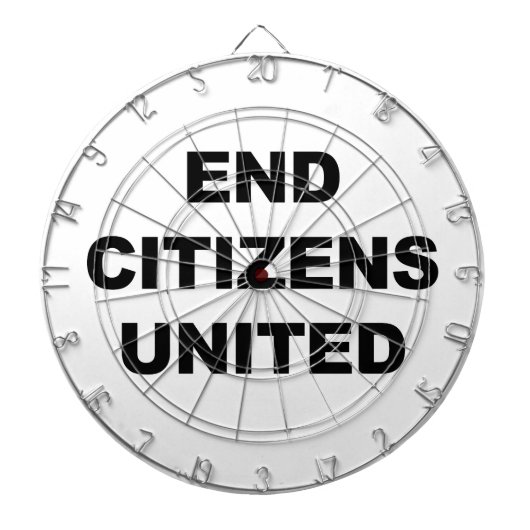 End Citizens United Dartbord (Voorkant)