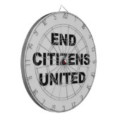 End Citizens United Dartbord (Voorkant Links)