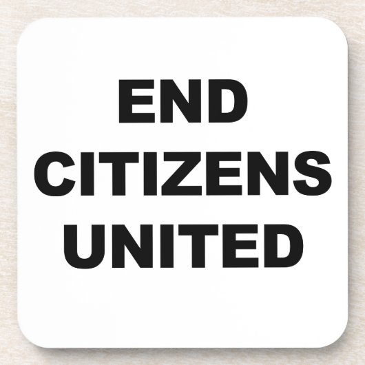 End Citizens United Drankjes Onderzetter (Voorkant)