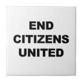 End Citizens United Tegeltje (Voorkant)
