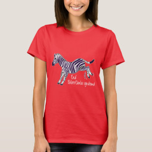 End Ehlers-Danlos Syndroom met Zebra T-shirt