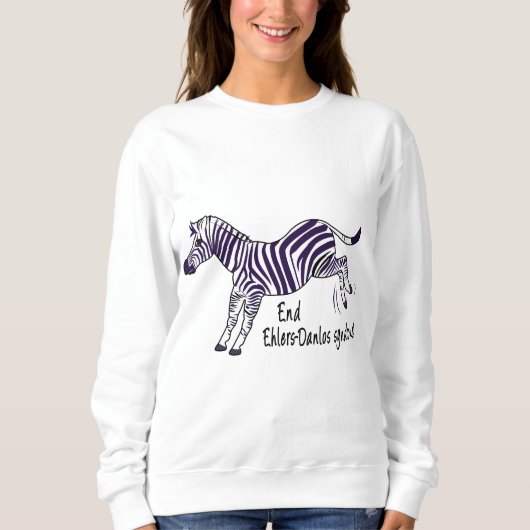 End Ehlers-Danlos Syndroom met Zebra Trui (Voorkant)
