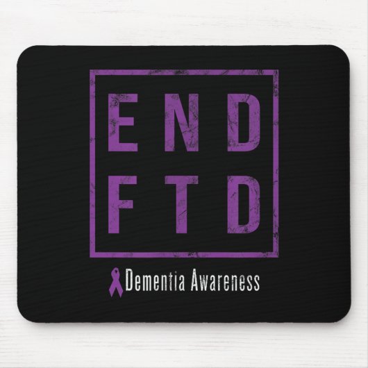 End-FTD, distressed frontotemporale dementie-bewus Muismat (Voorkant)