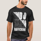 End Human Trafficking Stop Human Trafficking T-shirt (Voorkant)