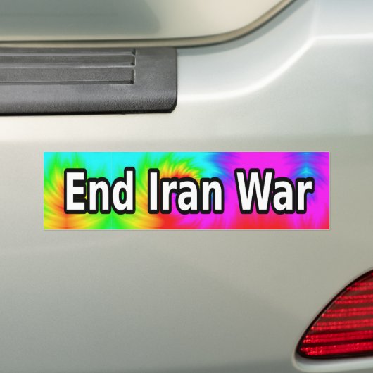 End Iran War Bumpersticker (Op auto)
