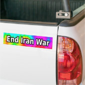 End Iran War Bumpersticker (Op Truck)